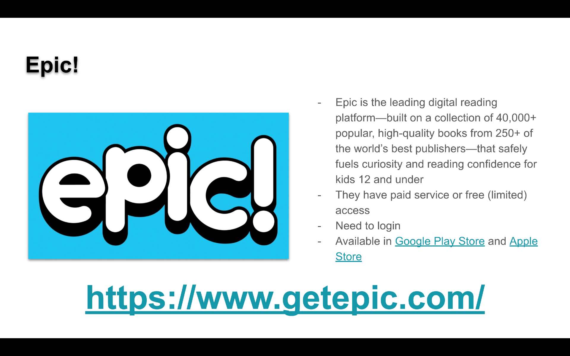 Get EPIC!