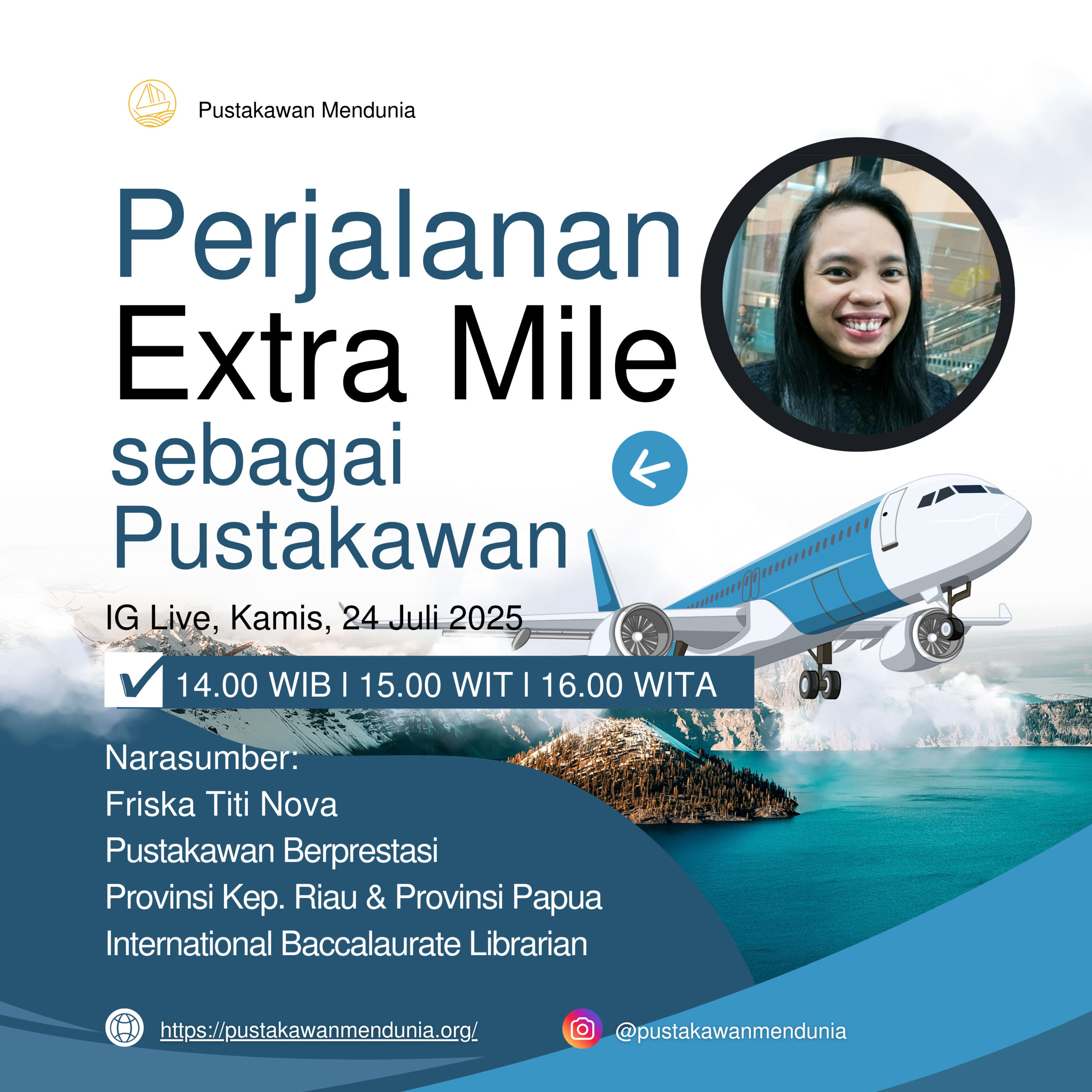Read more about the article Perjalanan Extra Mile sebagai Pustakawan Mendunia